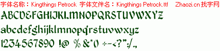 查看字体及作者详细介绍