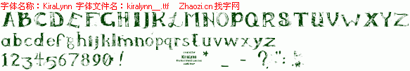 查看字体及作者详细介绍