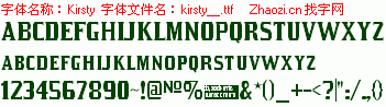 查看字体及作者详细介绍