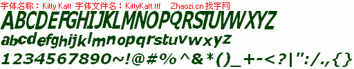 查看字体及作者详细介绍
