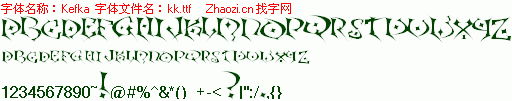 查看字体及作者详细介绍