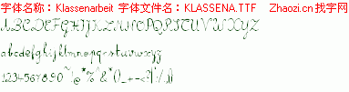 查看字体及作者详细介绍