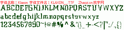查看字体及作者详细介绍
