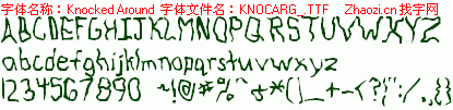 查看字体及作者详细介绍