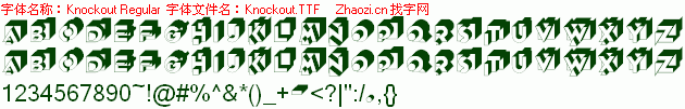 查看字体及作者详细介绍