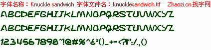 查看字体及作者详细介绍