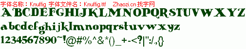 查看字体及作者详细介绍