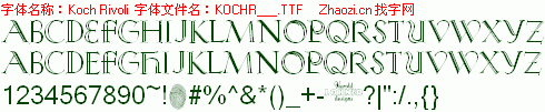查看字体及作者详细介绍