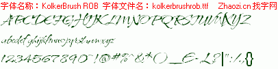 查看字体及作者详细介绍
