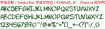 查看字体及作者详细介绍