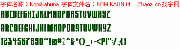 查看字体及作者详细介绍