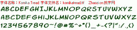 查看字体及作者详细介绍