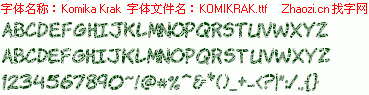 查看字体及作者详细介绍