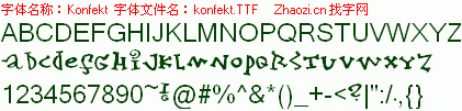 查看字体及作者详细介绍