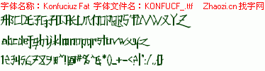 查看字体及作者详细介绍