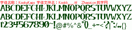 查看字体及作者详细介绍
