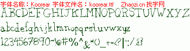 查看字体及作者详细介绍