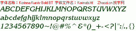 查看字体及作者详细介绍
