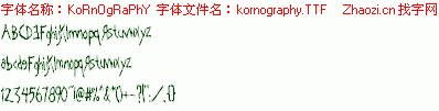 查看字体及作者详细介绍
