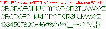 查看字体及作者详细介绍