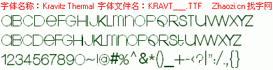 查看字体及作者详细介绍