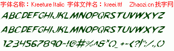 查看字体及作者详细介绍