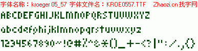 查看字体及作者详细介绍