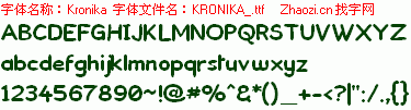 查看字体及作者详细介绍