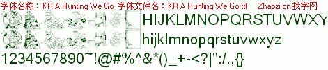查看字体及作者详细介绍