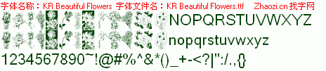 查看字体及作者详细介绍