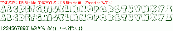 查看字体及作者详细介绍