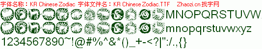 查看字体及作者详细介绍