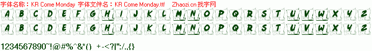 查看字体及作者详细介绍