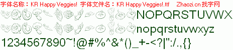 查看字体及作者详细介绍
