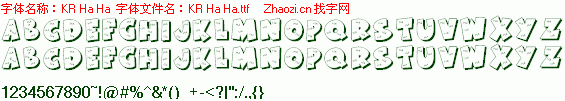 查看字体及作者详细介绍