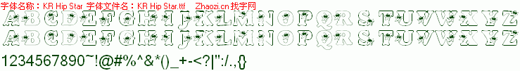 查看字体及作者详细介绍