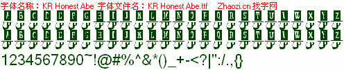 查看字体及作者详细介绍