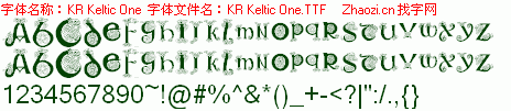 查看字体及作者详细介绍