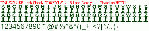 查看字体及作者详细介绍