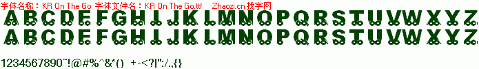 查看字体及作者详细介绍