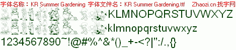 查看字体及作者详细介绍