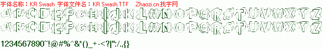 查看字体及作者详细介绍