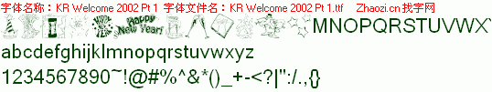 查看字体及作者详细介绍