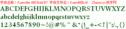 查看字体及作者详细介绍