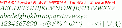 查看字体及作者详细介绍