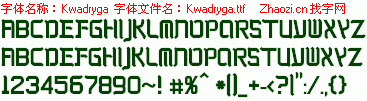 查看字体及作者详细介绍
