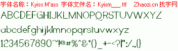 查看字体及作者详细介绍