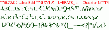 查看字体及作者详细介绍