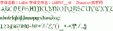 查看字体及作者详细介绍