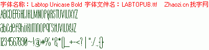 查看字体及作者详细介绍